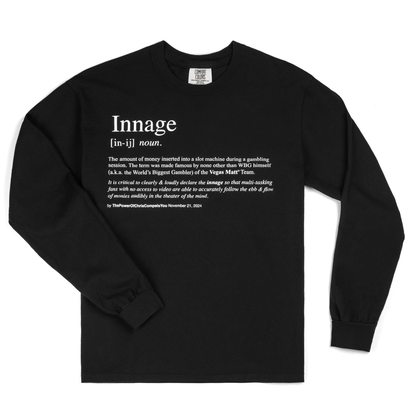 Innage Definition Long Sleeve T-Shirt