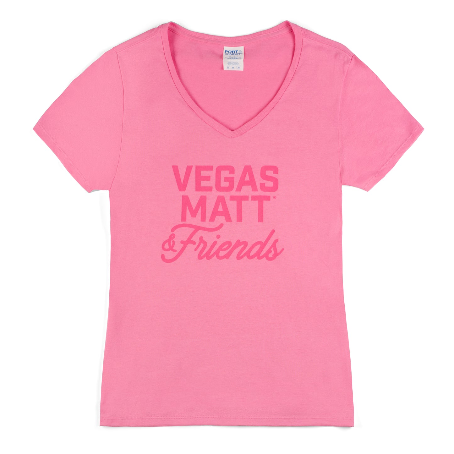 Women's Vegas Matt & Friends V-Neck Tee