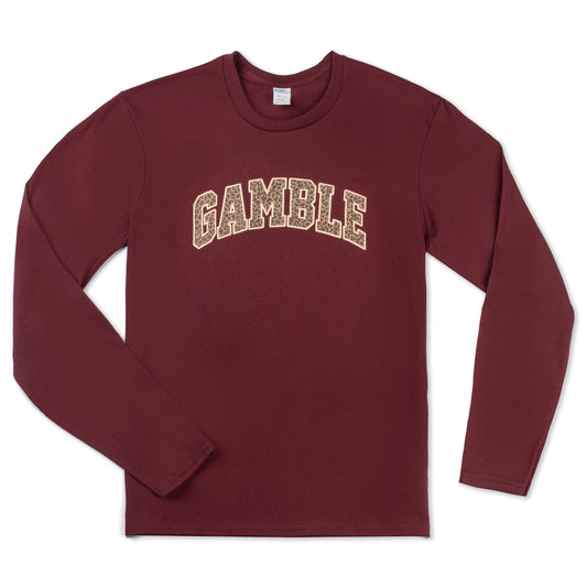 Women's Leopard Gamble Long Sleeve T-Shirt