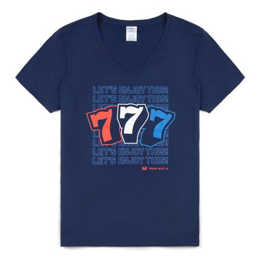 Limited Edition Let's Enjoy This V-Neck Tee