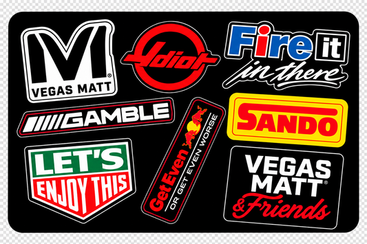 Racing Sticker Sheet