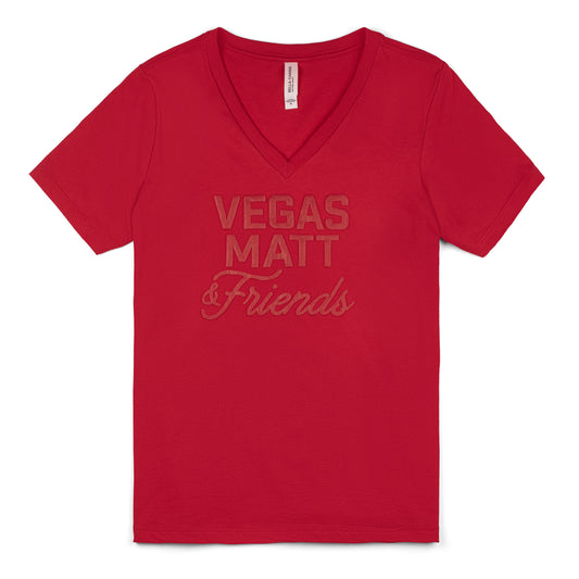Vegas Matt & Friends V-Neck Tee